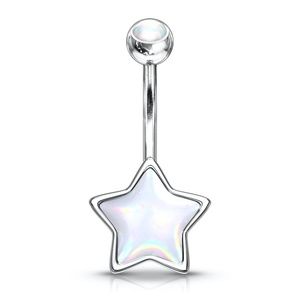 Evie Star Sparkling Stone Navel Ring